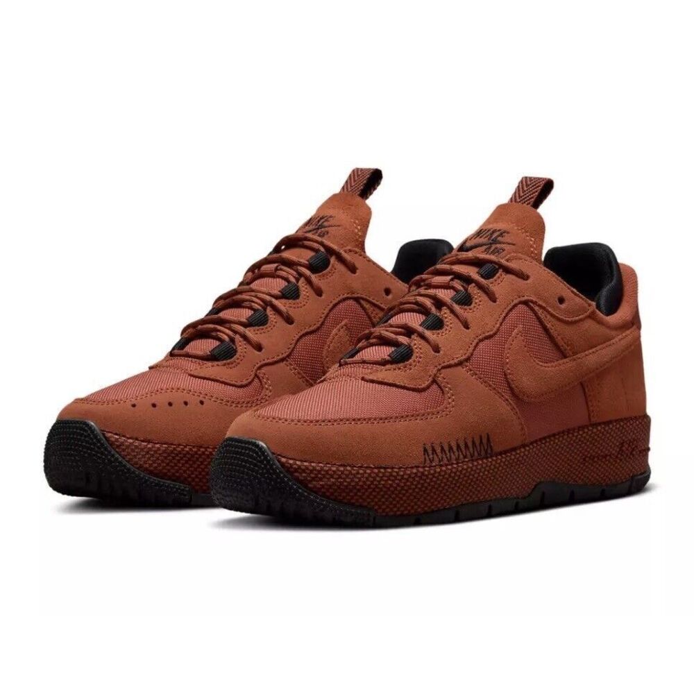 Nike Air Force 1 Wild Low Rugged Orange Campfire FB2348-800 Womens 10 - Picture 4 of 8